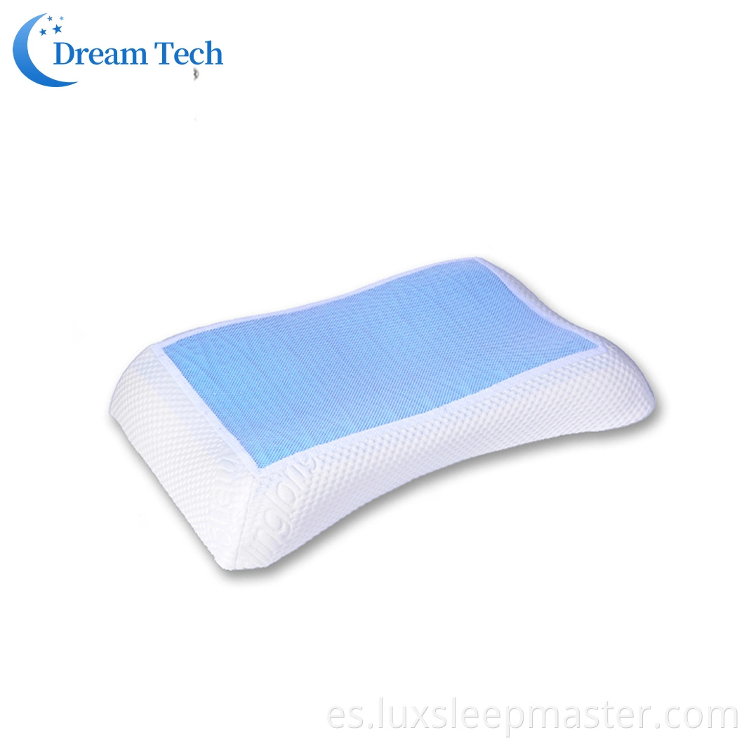 Comfort 100% Memory Foam Gel Rodillera Cojín con cuña Almohada con correa extraíble ajustable Almohada para dormir